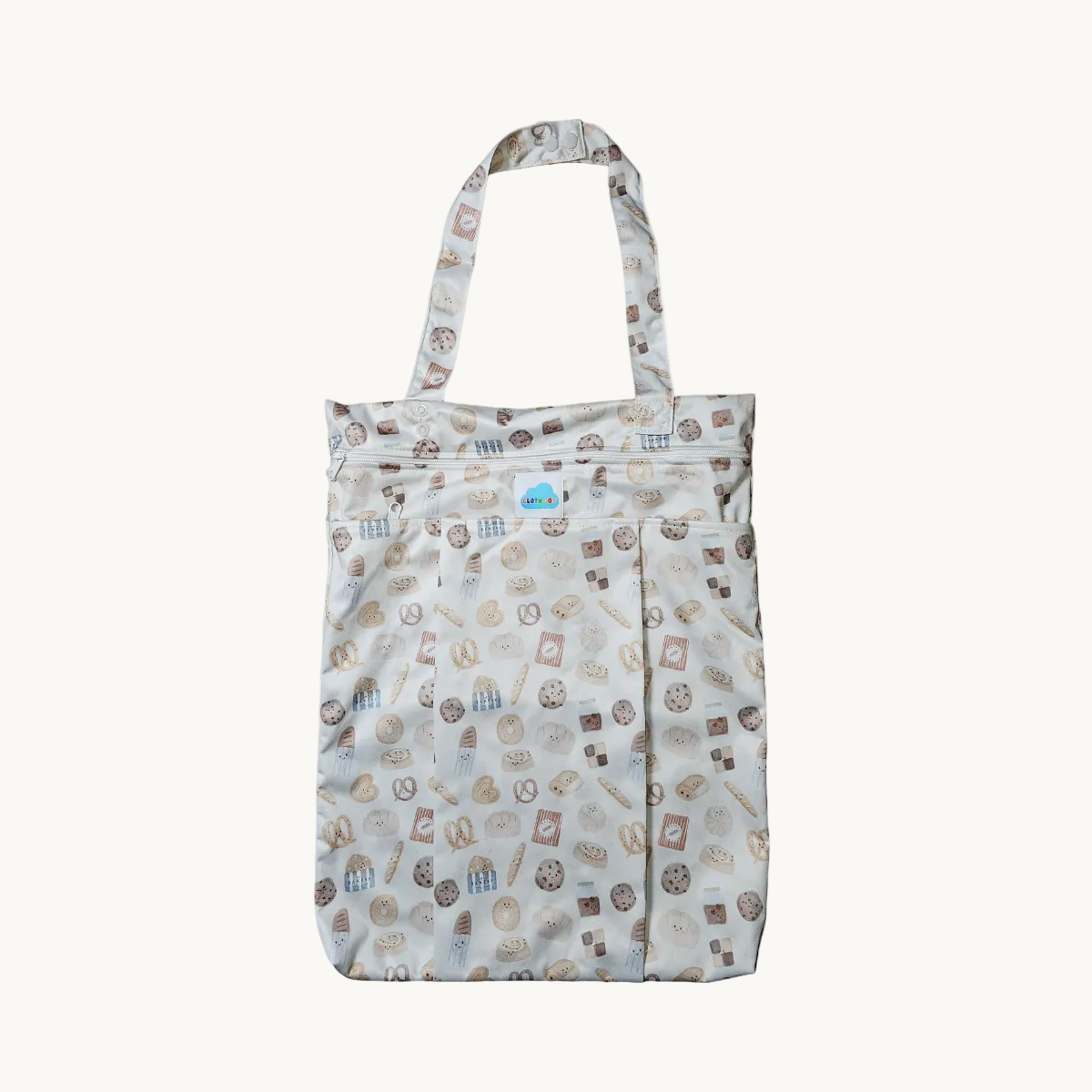 Midsize Hanging wet bag tote - Baked With Love