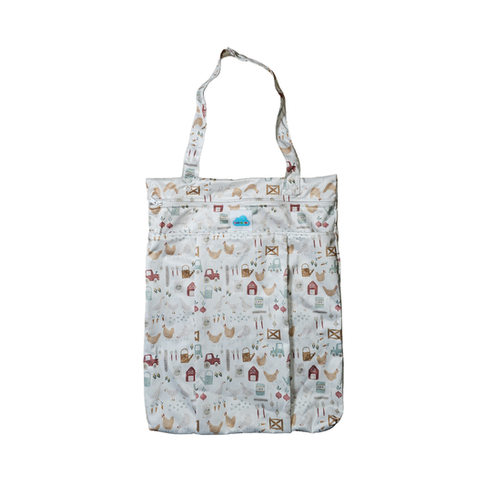 Midsize Hanging wet bag tote - Home Grown