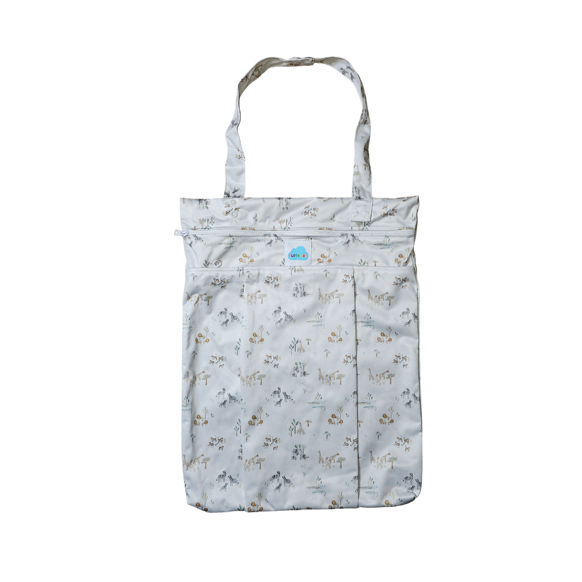 Midsize Hanging wet bag tote - Sweet Safari
