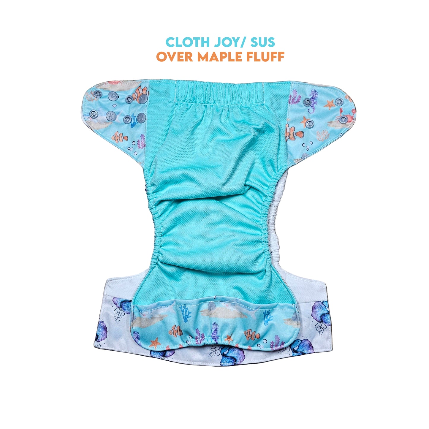 ✨ Maple Fluff Pocket – Small Size (Comparable to Cloth Joy Newborn Extended size) ✨ - Flower Garden