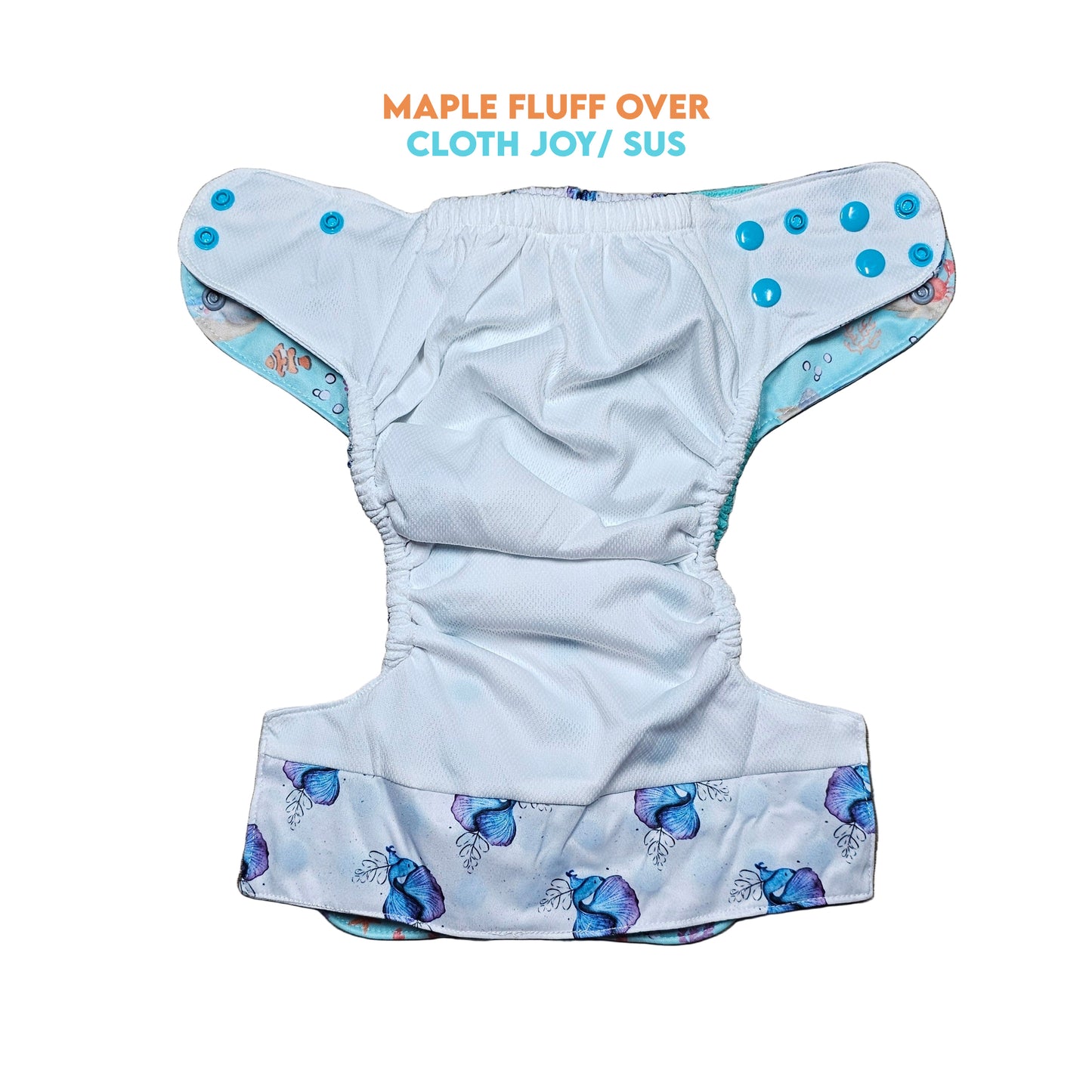 ✨ Maple Fluff Pocket – Small Size (Comparable to Cloth Joy Newborn Extended size) ✨ - Flower Garden