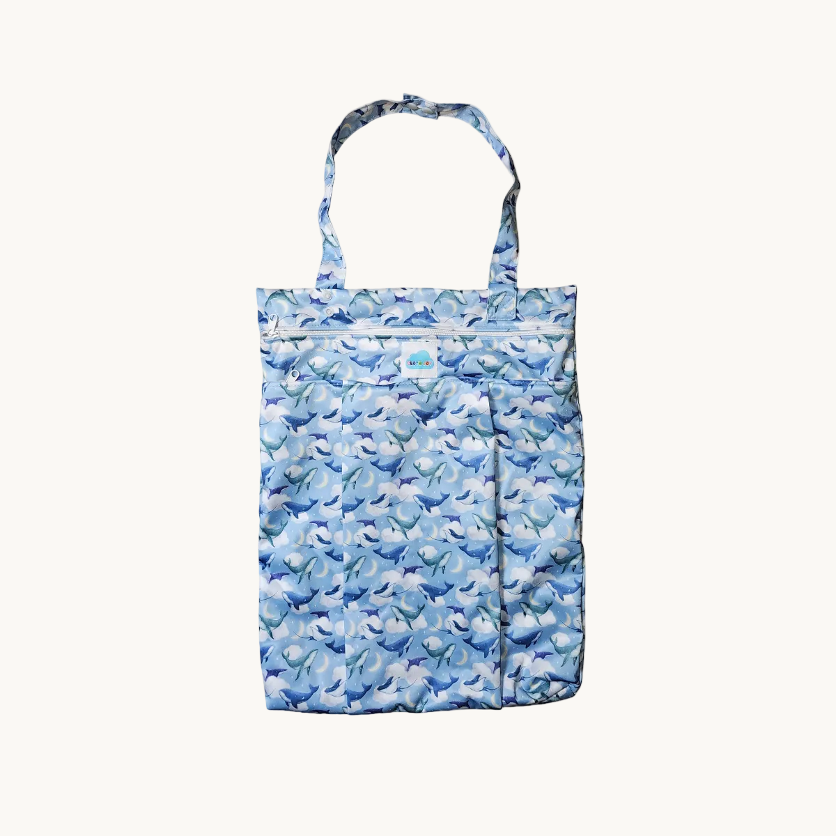Midsize Hanging wet bag tote - Sea Dreams