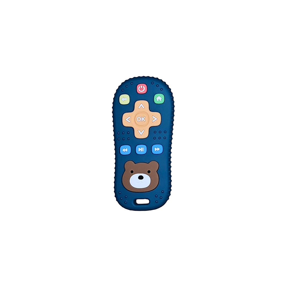 Silicone Remote Control Teether - Blue