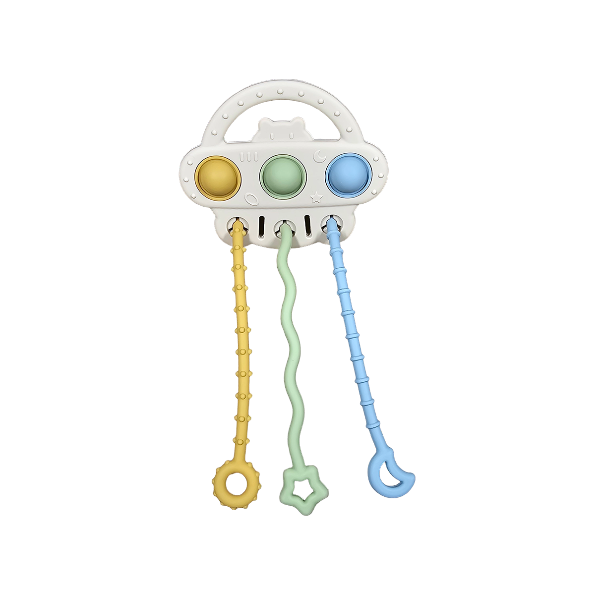 Silicone Pop & Pull Toy