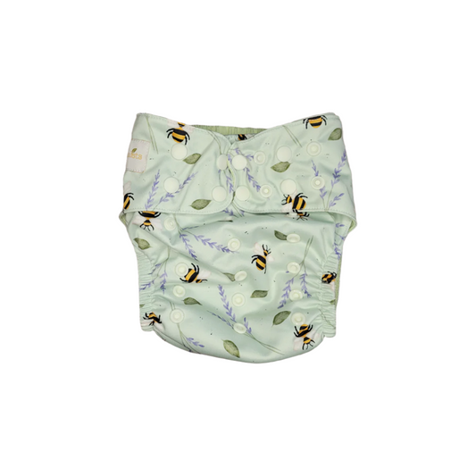 Naturalets™ pocket diaper with Trifold - Bumble