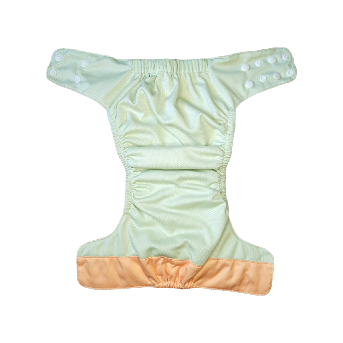 Naturalets™ pocket diaper with Trifold - Tangerine