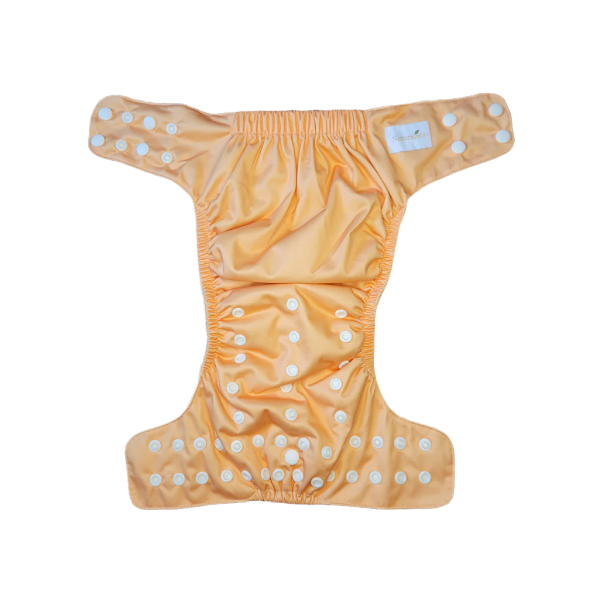 Naturalets™ pocket diaper with Trifold - Tangerine