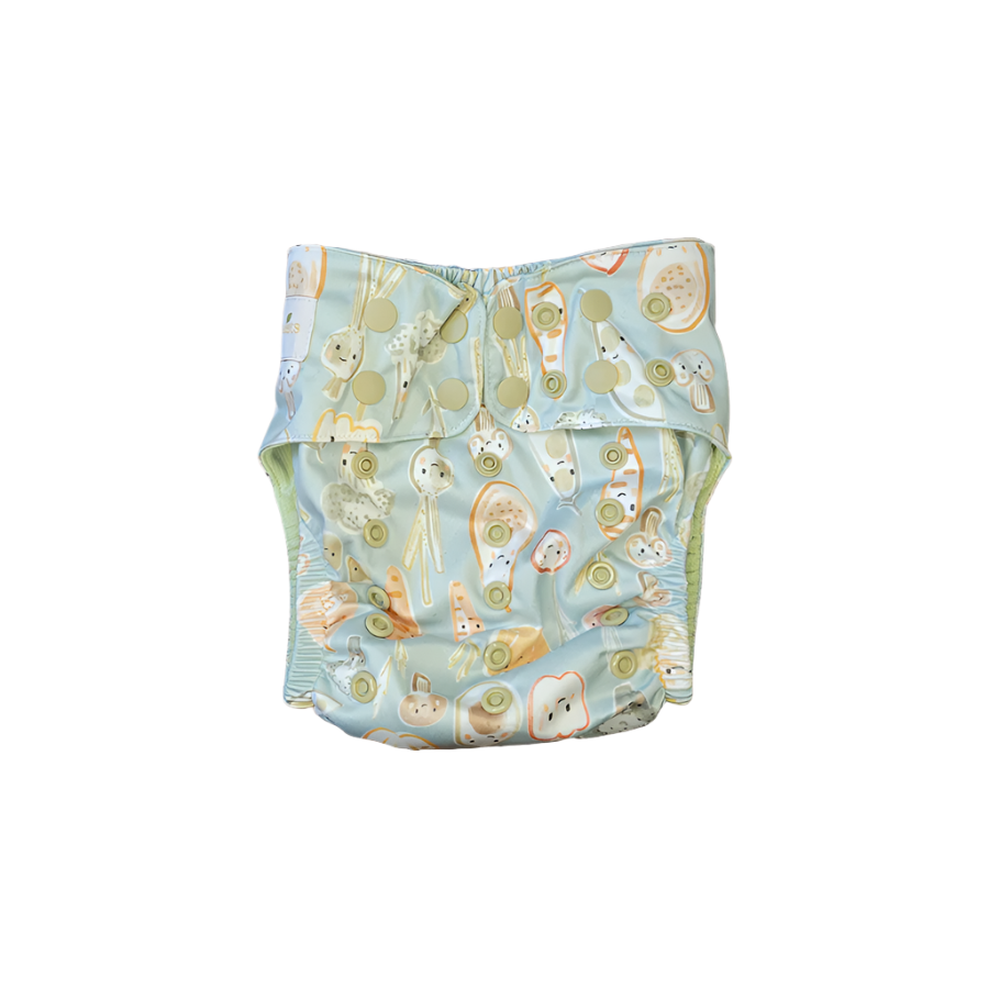 Naturalets™ pocket diaper with Trifold - Fresh