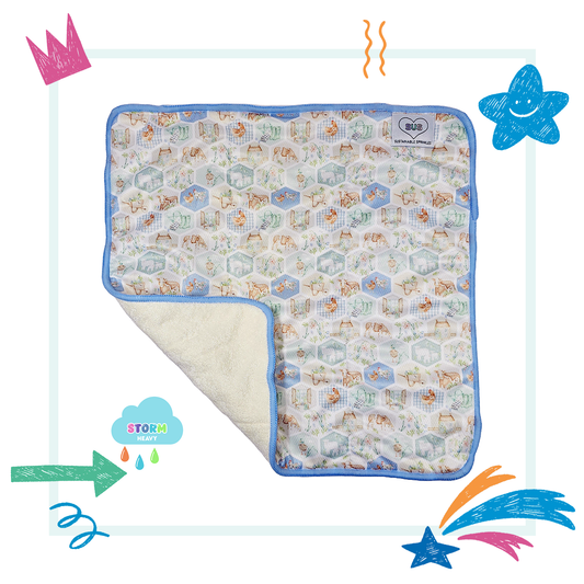 12 layer Midsize™ Bamboo Terry Trifold - Heavy wetter - Little Farm Print