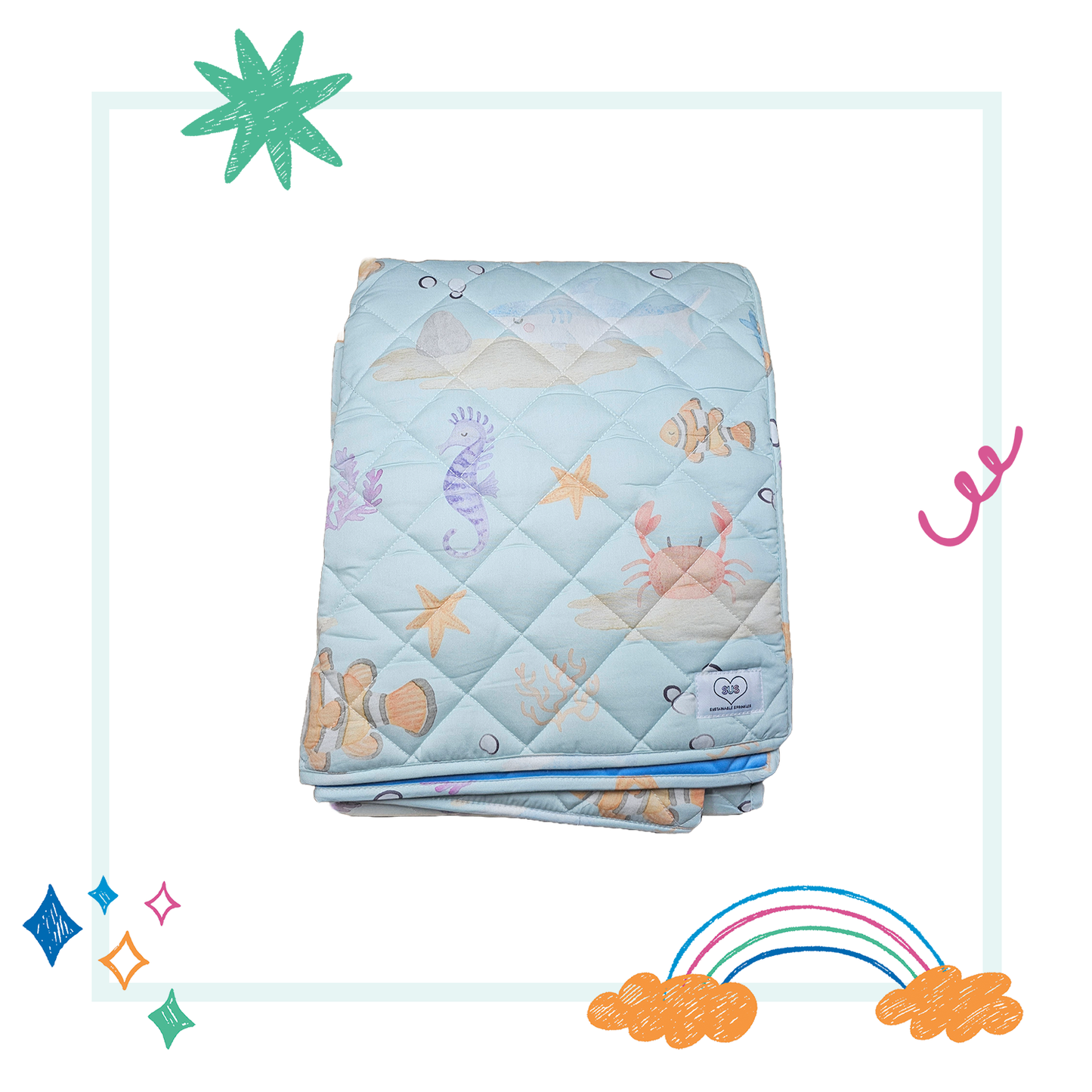 Quilted Joy Mat - Aquarium