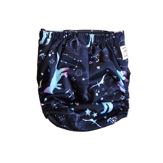 ✨ Maple Fluff Pocket – Small Size (Comparable to Cloth Joy Newborn Extended size) ✨ - Dino Constellations