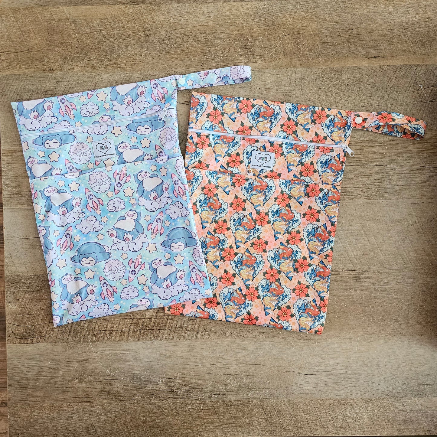 Medium wet bag bundle - Snore & Splash
