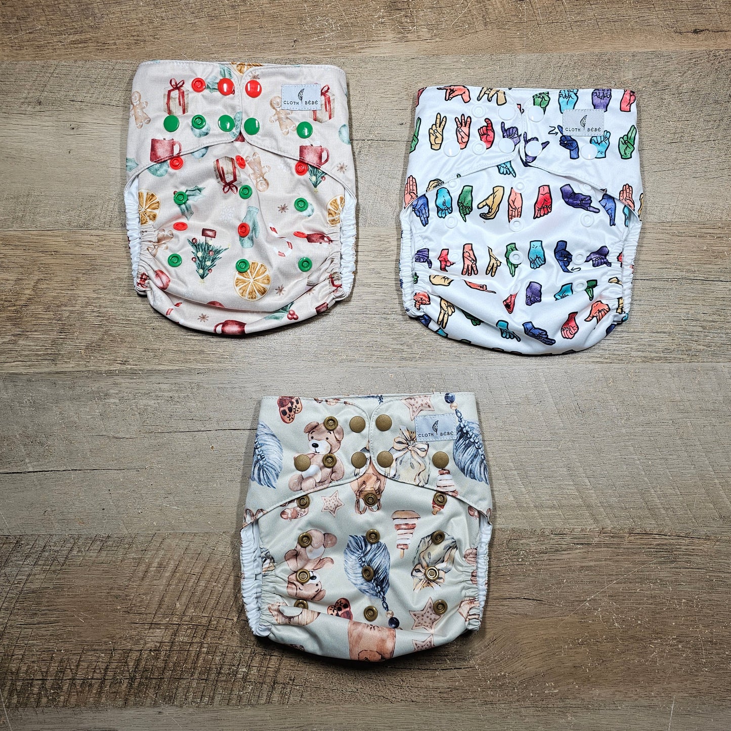Cloth bebe cover bundle of 3