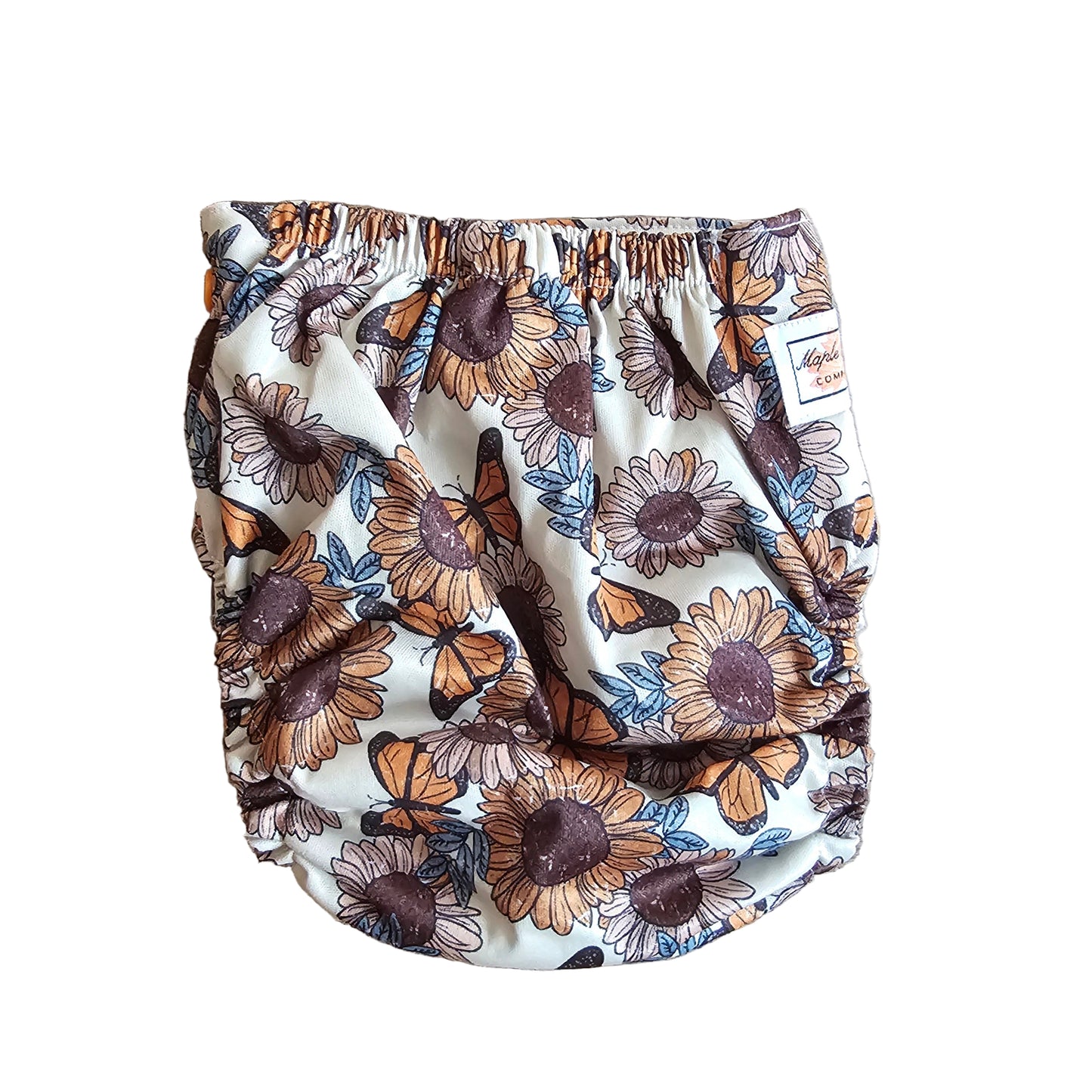 ✨ Maple Fluff Pocket – Small Size (Comparable to Cloth Joy Newborn Extended size) ✨ - Sunflower Patch