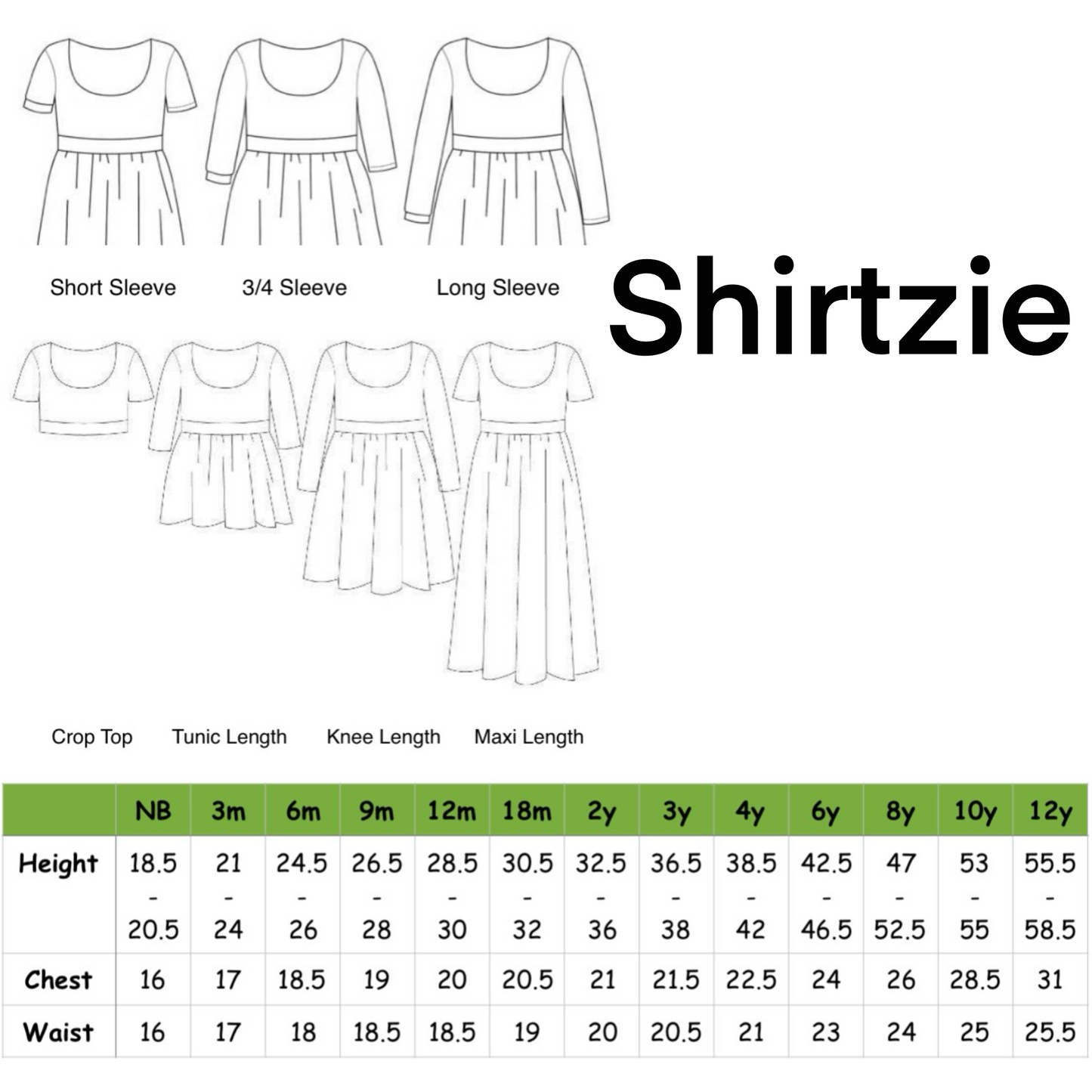 Knee Length Shirtzie Dress 12m