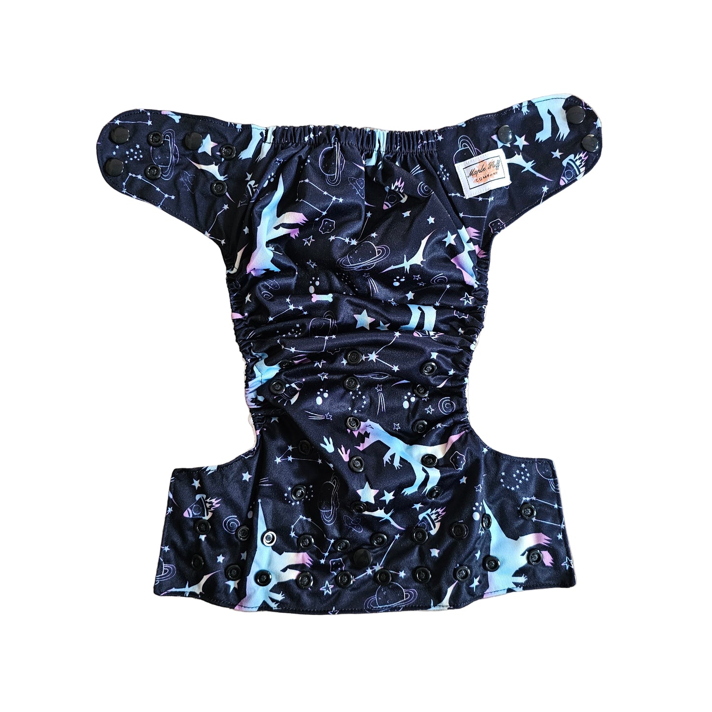 ✨ Maple Fluff Pocket – Small Size (Comparable to Cloth Joy Newborn Extended size) ✨ - Dino Constellations