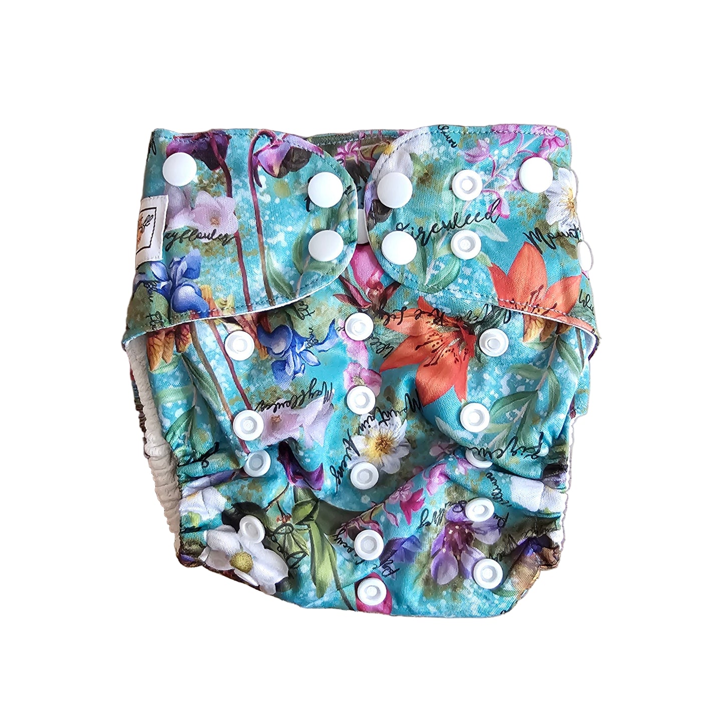 ✨ Maple Fluff Pocket – Small Size (Comparable to Cloth Joy  Newborn Extended size) ✨ - Flower Garden