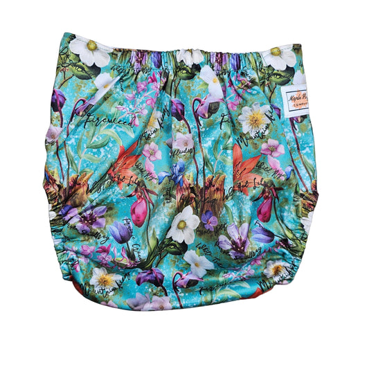✨ Maple Fluff Pocket – Large Size (Comparable to Cloth Joy Midsize™) ✨ - Flower Garden