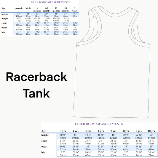 Unisex racerback tank 2t