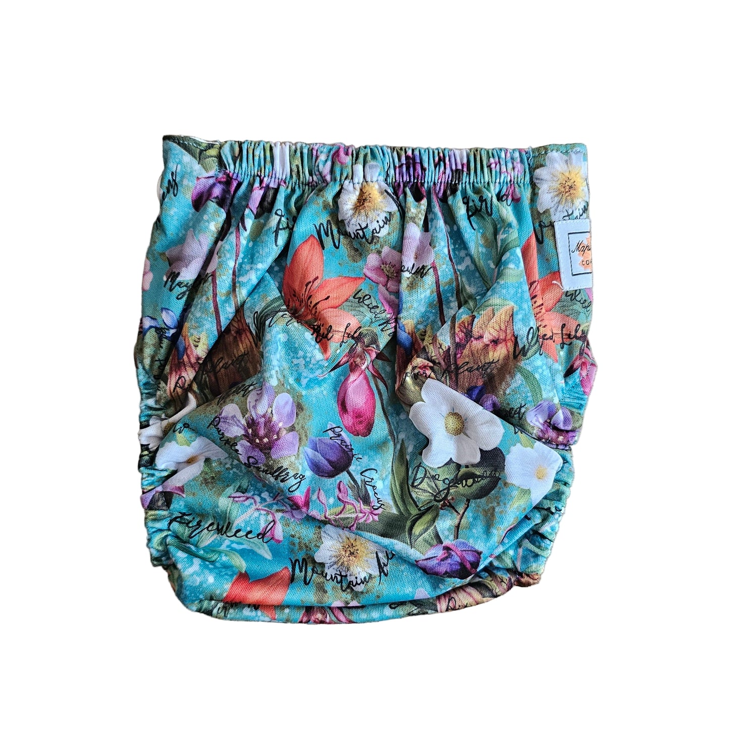 ✨ Maple Fluff Pocket – Small Size (Comparable to Cloth Joy Newborn Extended size) ✨ - Flower Garden