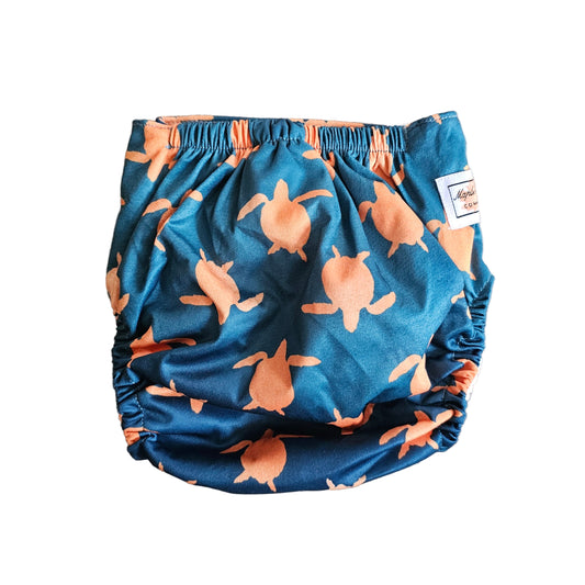 ✨ Maple Fluff Pocket – Small Size (Comparable to Cloth Joy  Newborn Extended size) ✨ - Turtles