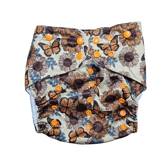 ✨ Maple Fluff Pocket – Large Size (Comparable to Cloth Joy Midsize™) ✨ - Sunflower Patch