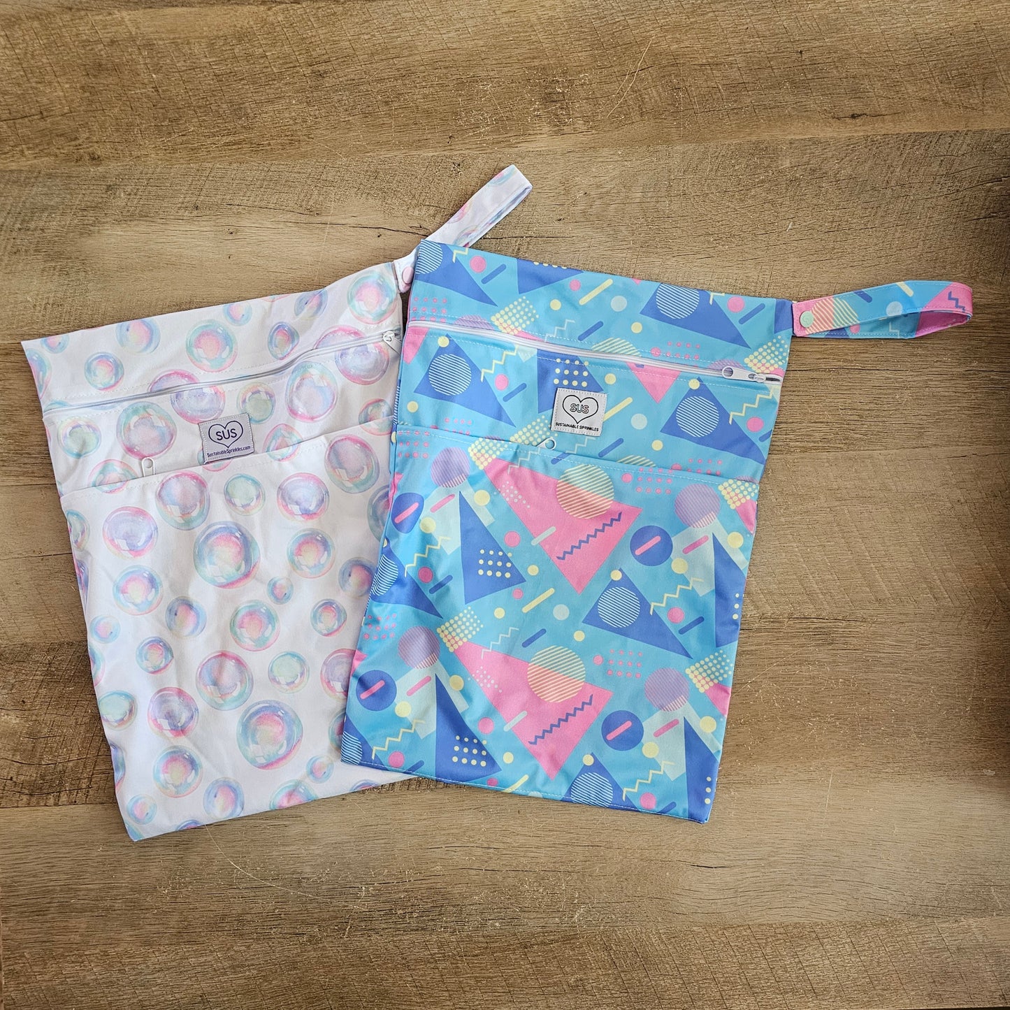 Medium wet bag bundle - Avril & Bodacious