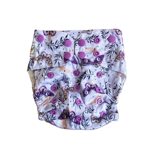 ✨ Maple Fluff Pocket – Small Size (Comparable to Cloth Joy  Newborn Extended size) ✨ - Night Flight