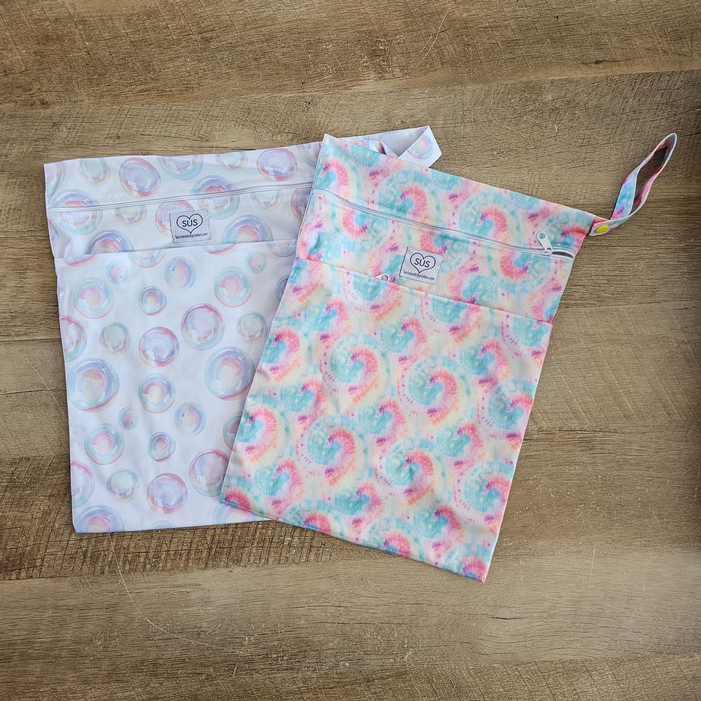 Medium wet bag bundle - Avril & Indie
