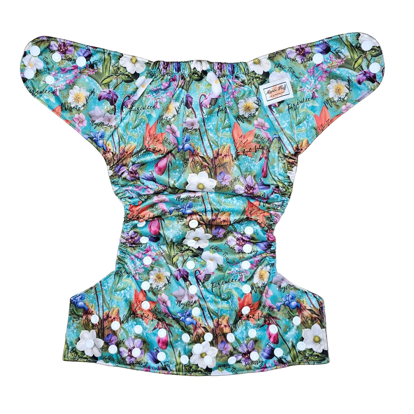 ✨ Maple Fluff Pocket – Large Size (Comparable to Cloth Joy Midsize™) ✨ - Flower Garden