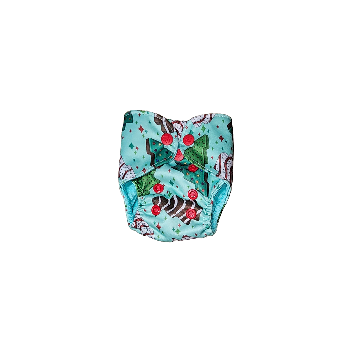 preemie / Dolly Diaper - Christmas Cakes