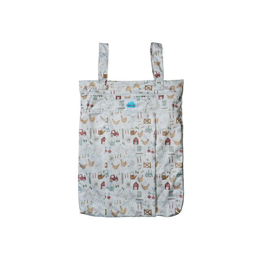 Midsize Hanging wet bag tote - Home Grown