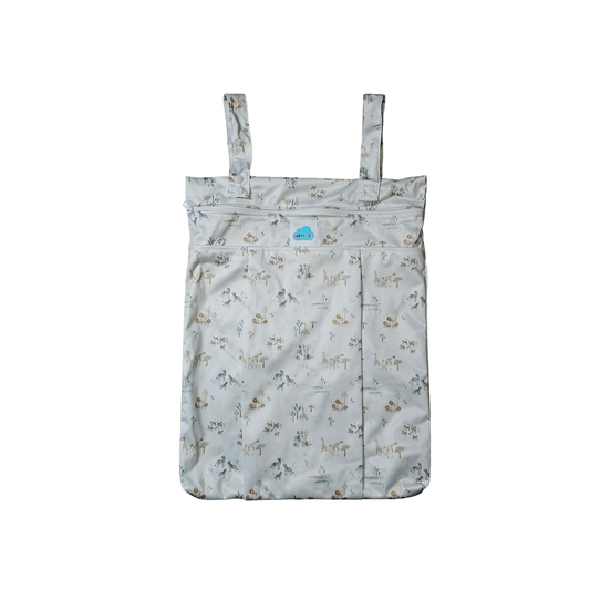 Midsize Hanging wet bag tote - Sweet Safari