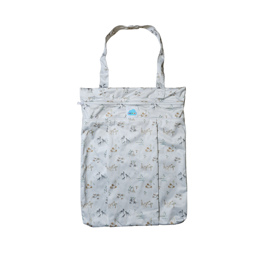 Midsize Hanging wet bag tote - Sweet Safari