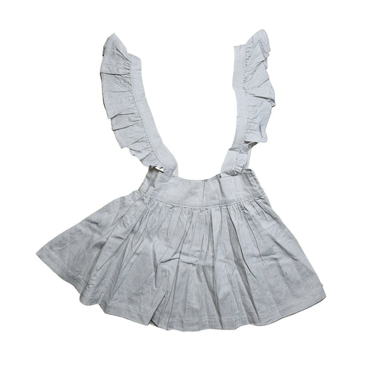 12-18M Linen Cotton Pinafore -📍Bin D