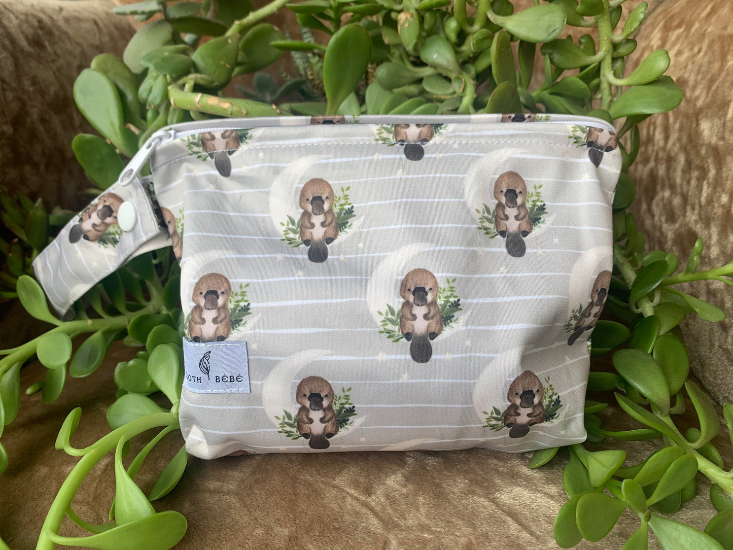 Cloth Bèbè - Mini Wet Pouch  - Platypus Dreams