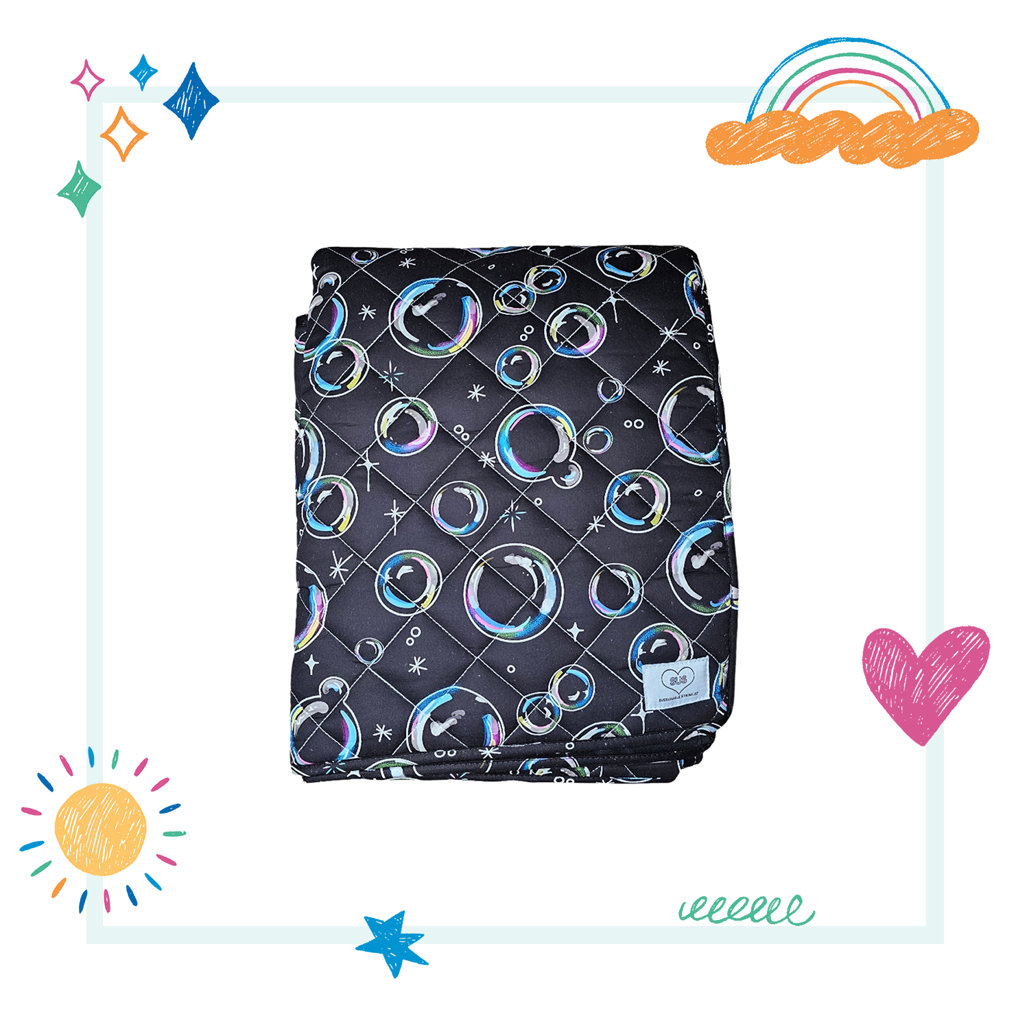 Quilted Joy Mat - Bubbles
