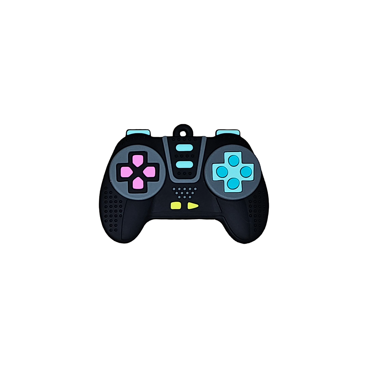 Silicone Game Controller Teether - Black
