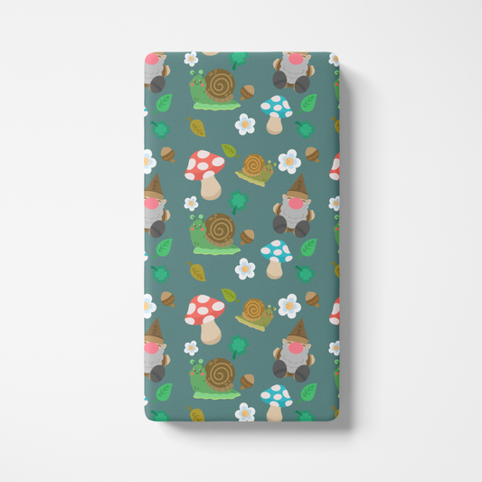 Standard Crib Sheet - Gnomes