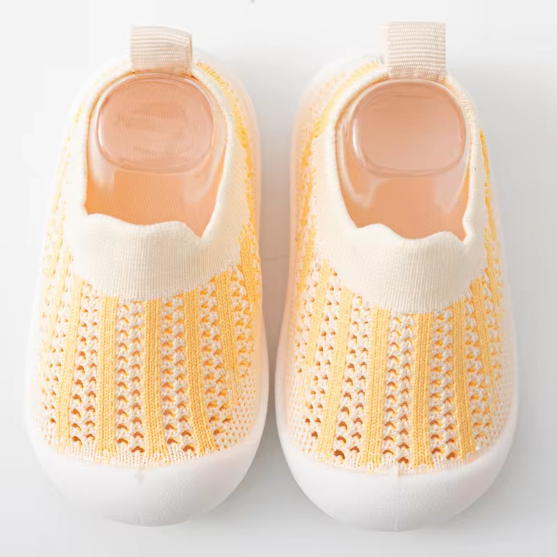 Little Explorer Shoes - Yellow and Cream