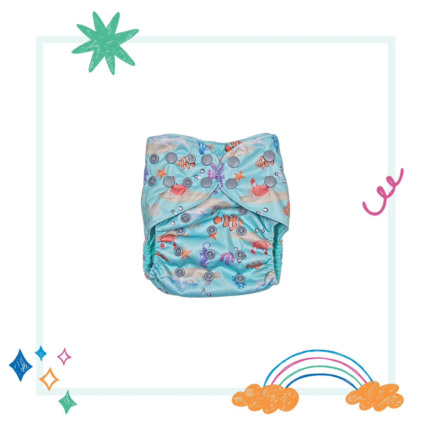 Newborn Wonder Fit™ Pocket - Aquarium