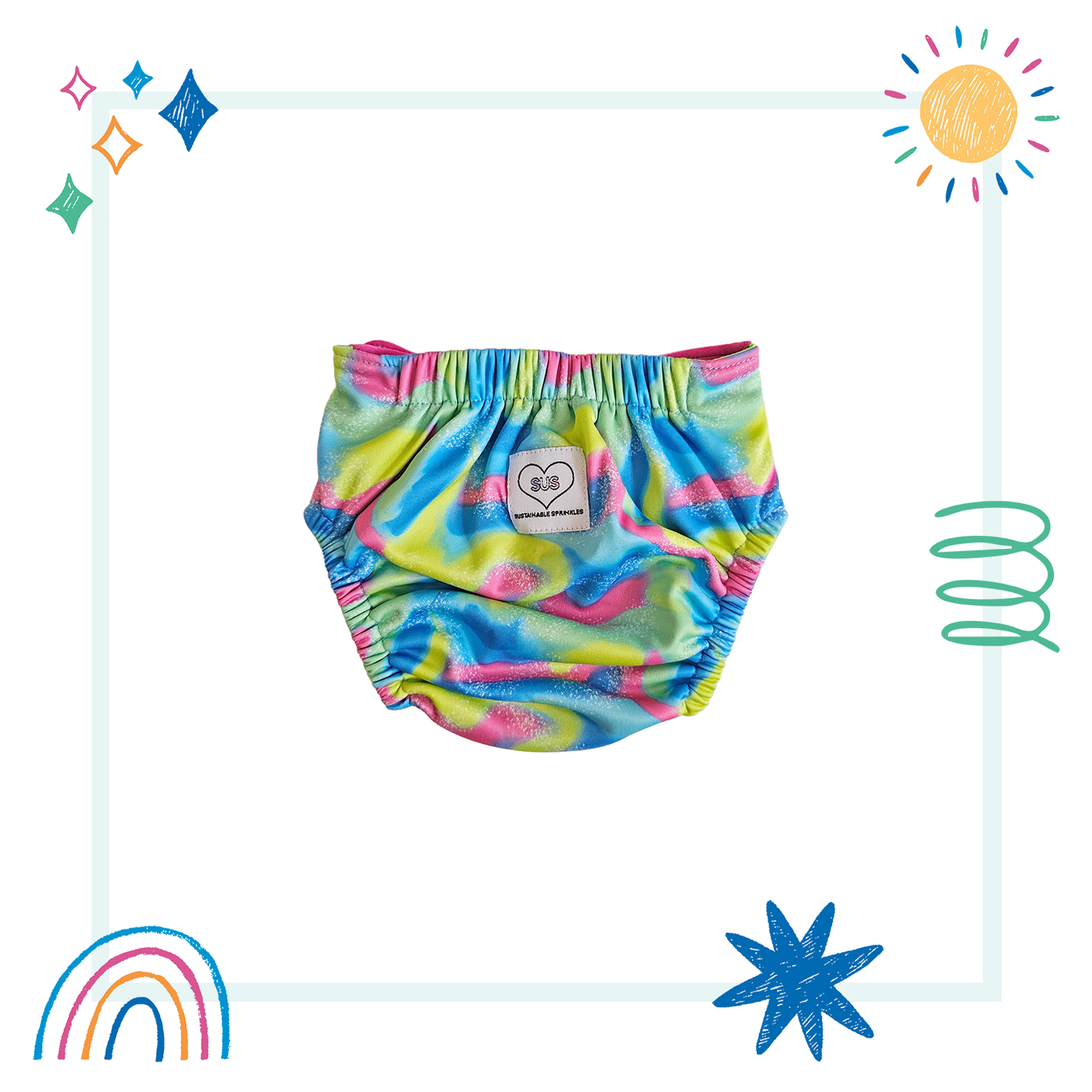 Midsize Splash and play swim bottoms - Doll House