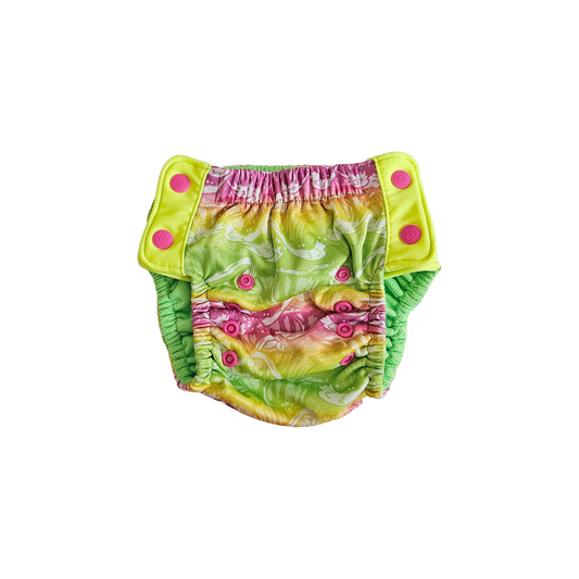 Midsize Splash and play swim bottoms - Neon Waves