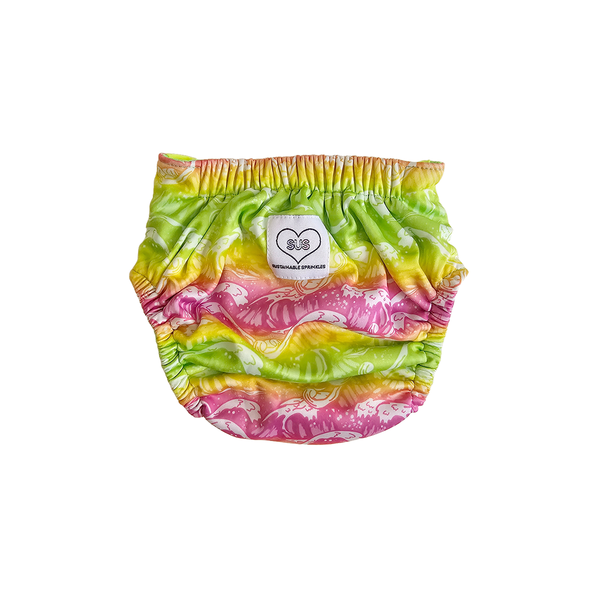 Midsize Splash and play swim bottoms - Neon Waves