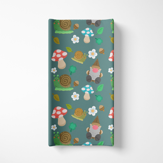 Changing Pad Cover - Gnomes