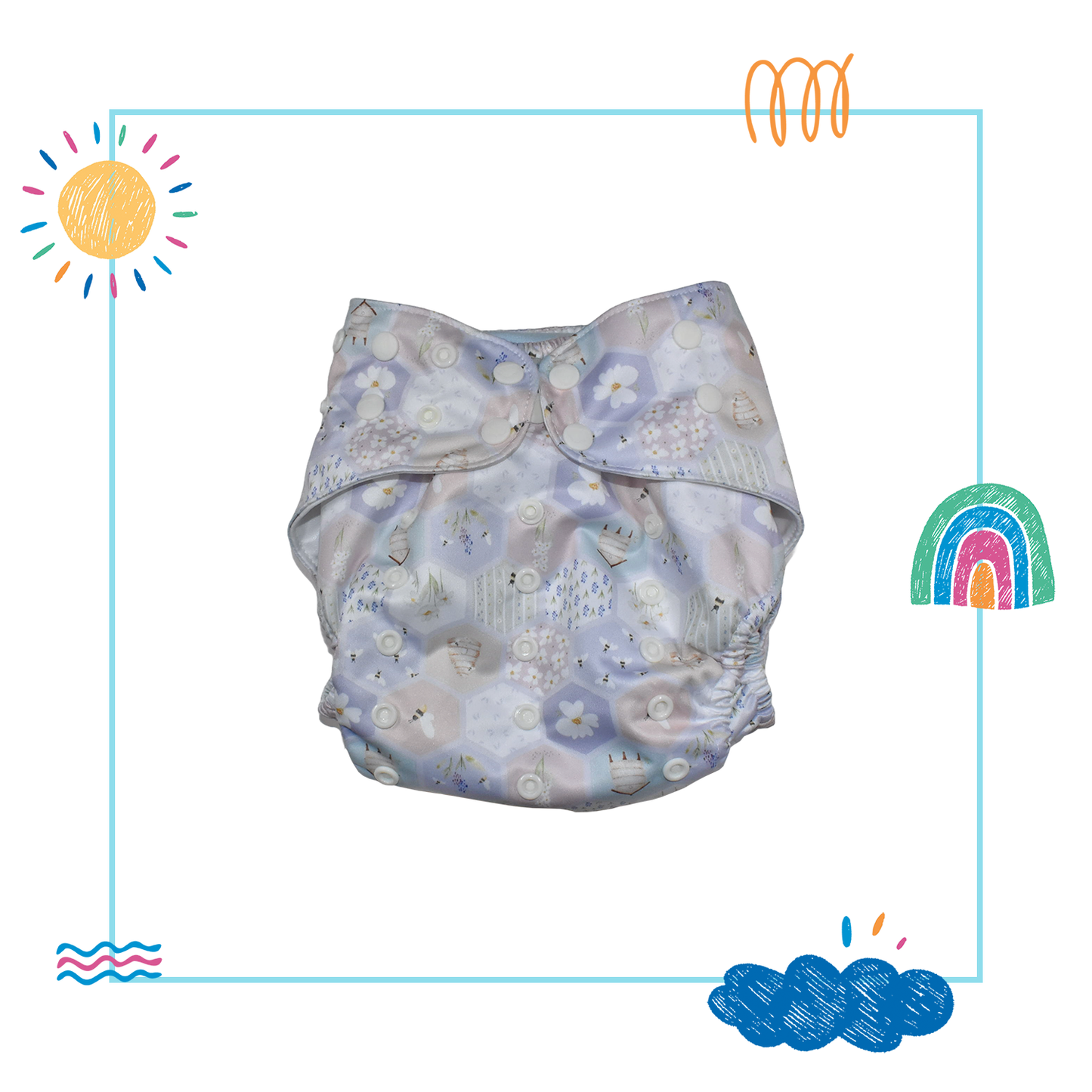 🌟 Midsize™ Stargazer Cover – Buzzy Bees