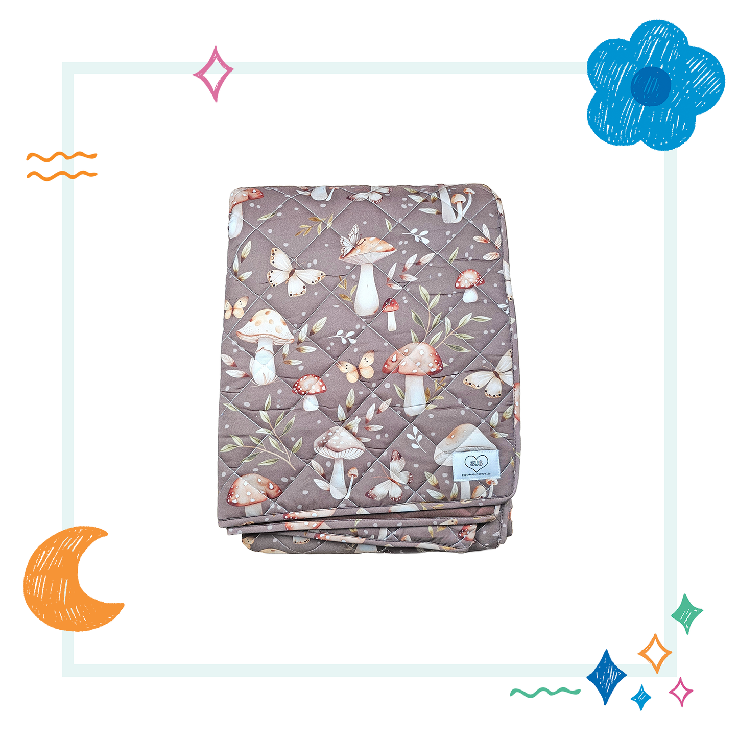 Quilted Joy Mat - Mystic Mushroom