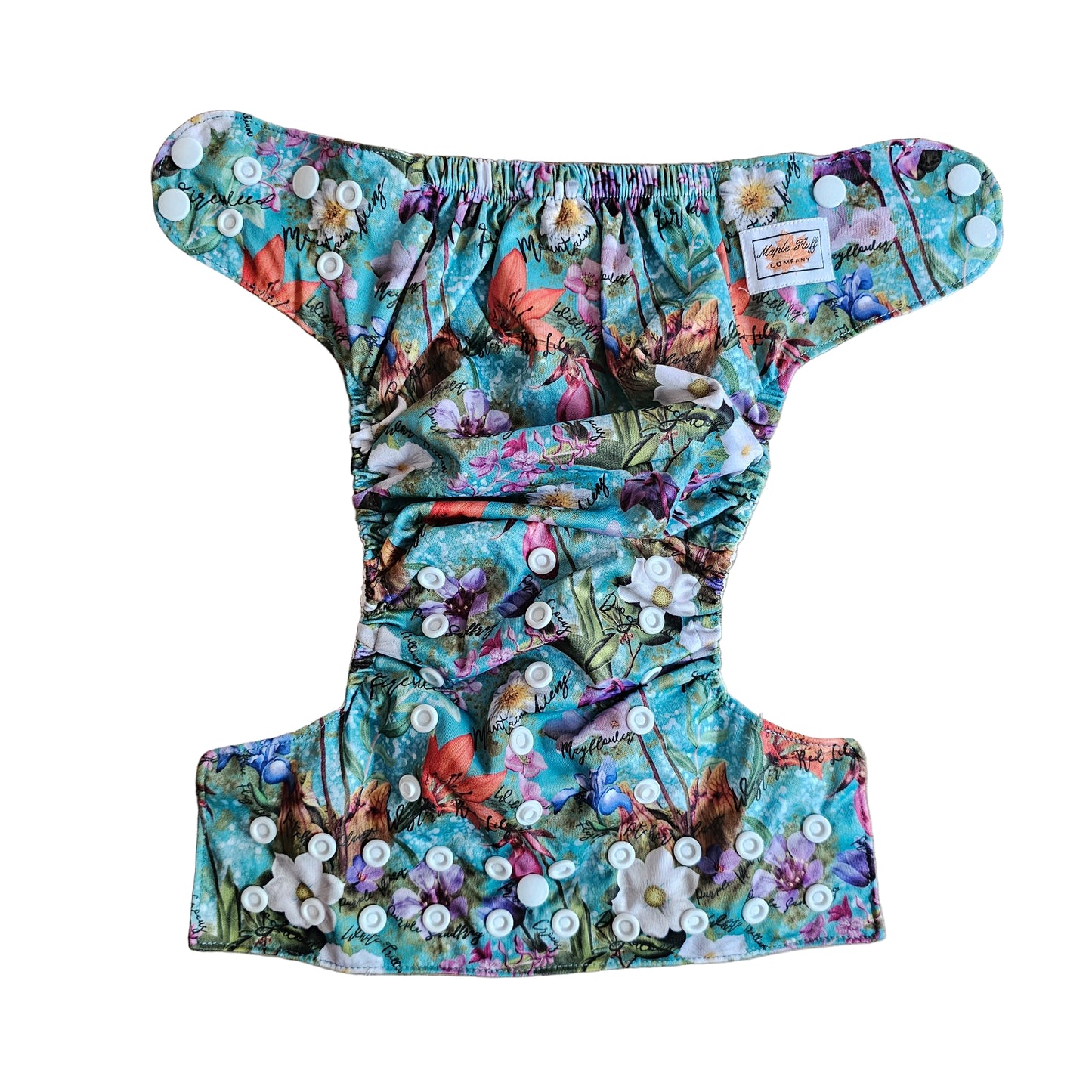✨ Maple Fluff Pocket – Small Size (Comparable to Cloth Joy  Newborn Extended size) ✨ - Flower Garden