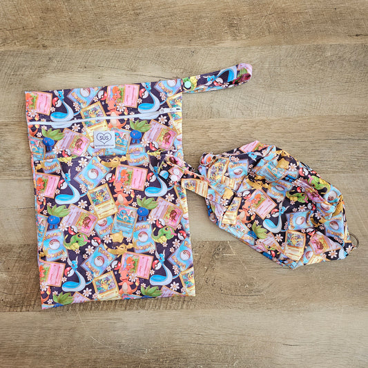 Medium wet bag and mini pod bundle - Cynthia
