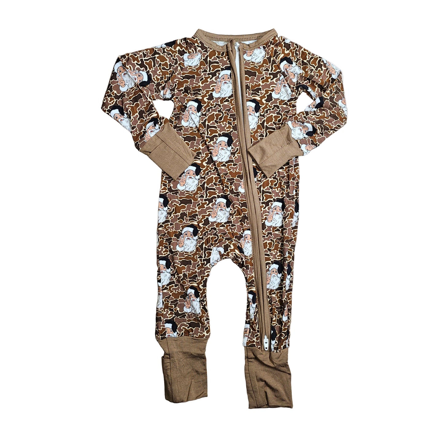 Bamboo zippy 3-6M - Christmas Camo